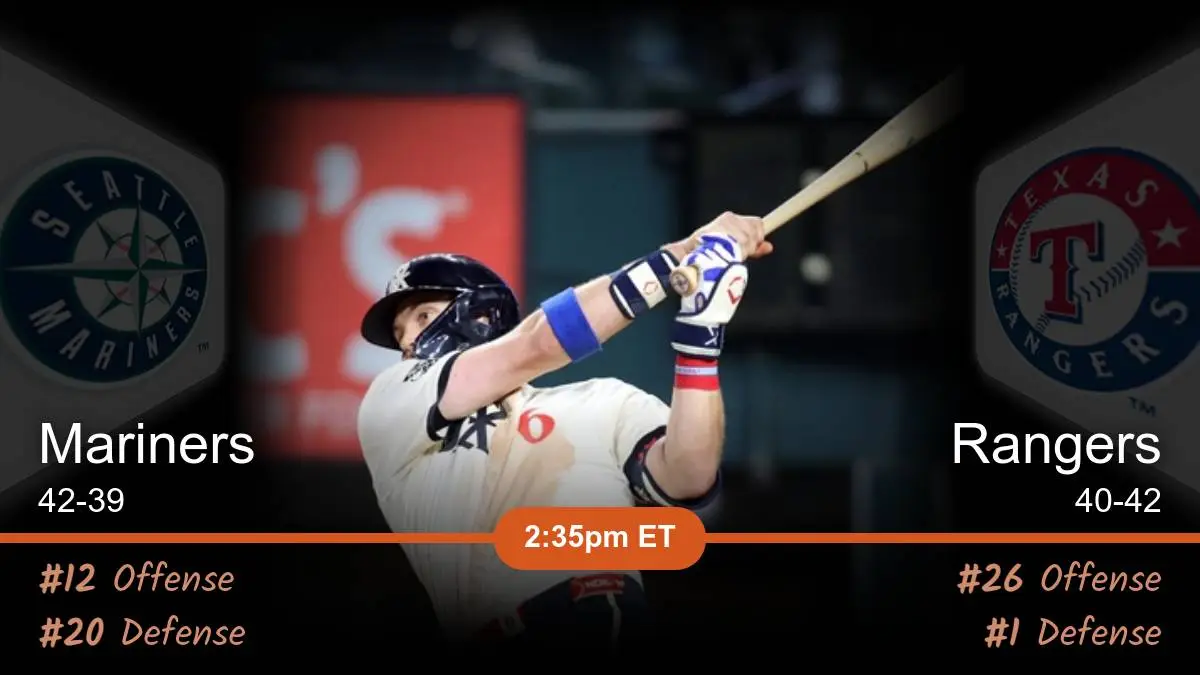 Seattle Mariners vs Texas Rangers Prediction Seattle Mariners vs Texas Rangers Prediction