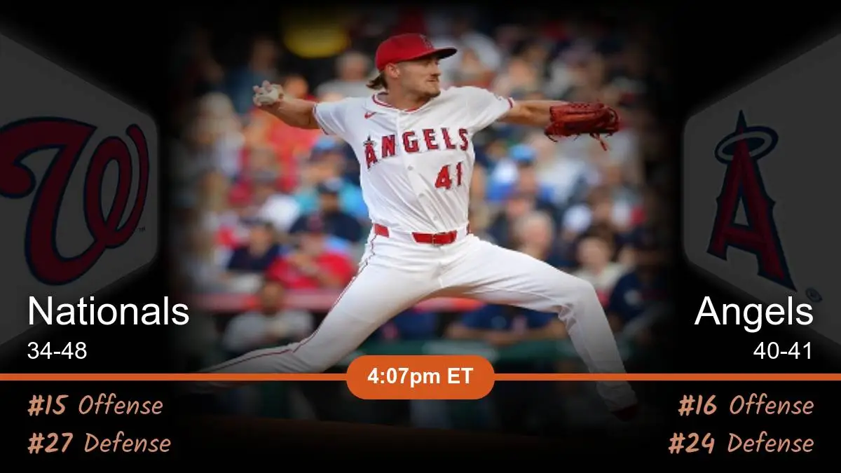 Washington Nationals vs Los Angeles Angels Prediction Washington Nationals vs Los Angeles Angels Prediction