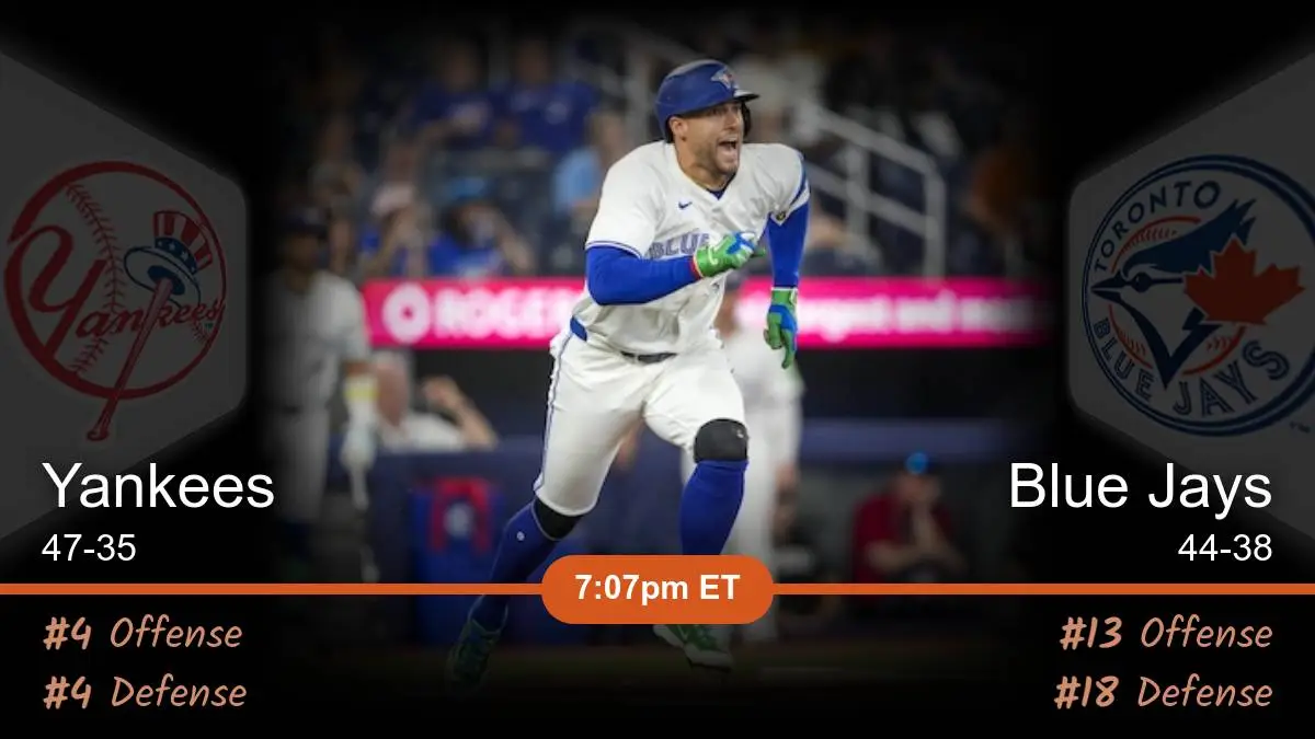 New York Yankees vs Toronto Blue Jays Prediction New York Yankees vs Toronto Blue Jays Prediction