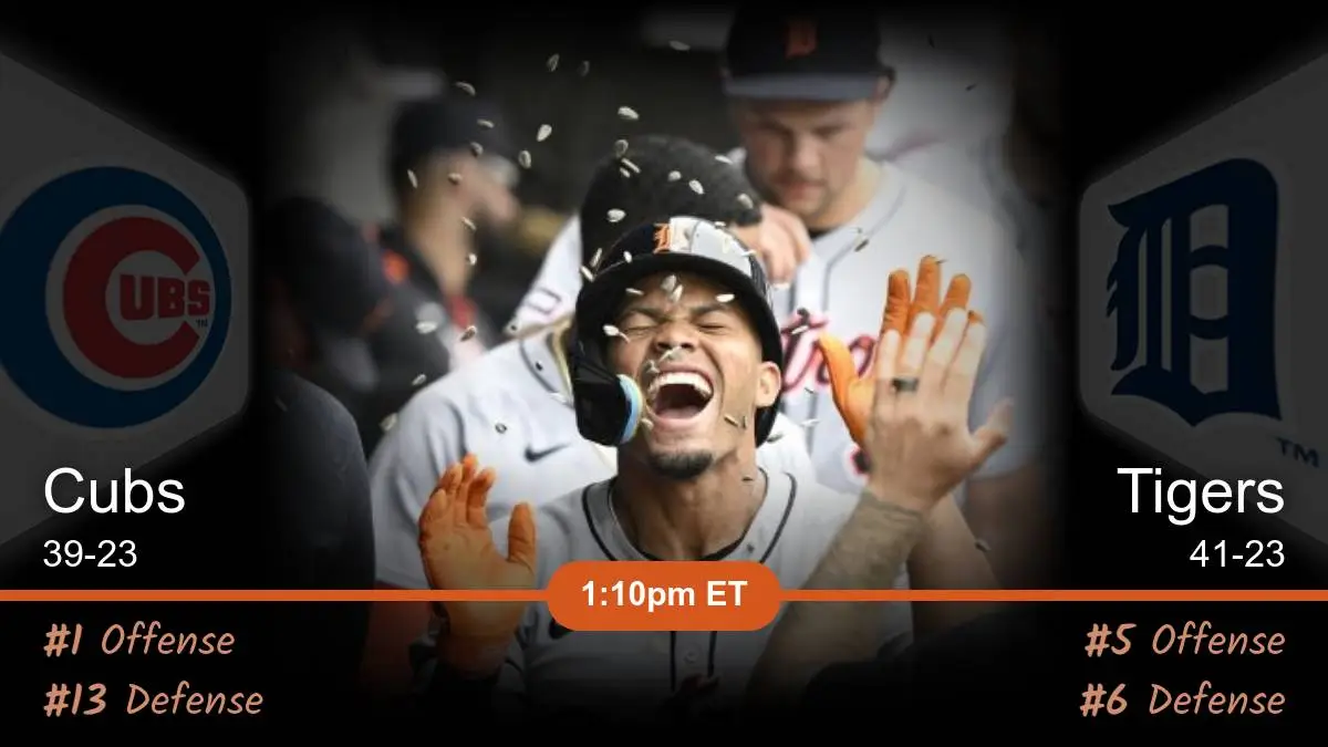 Chicago Cubs vs Detroit Tigers Prediction