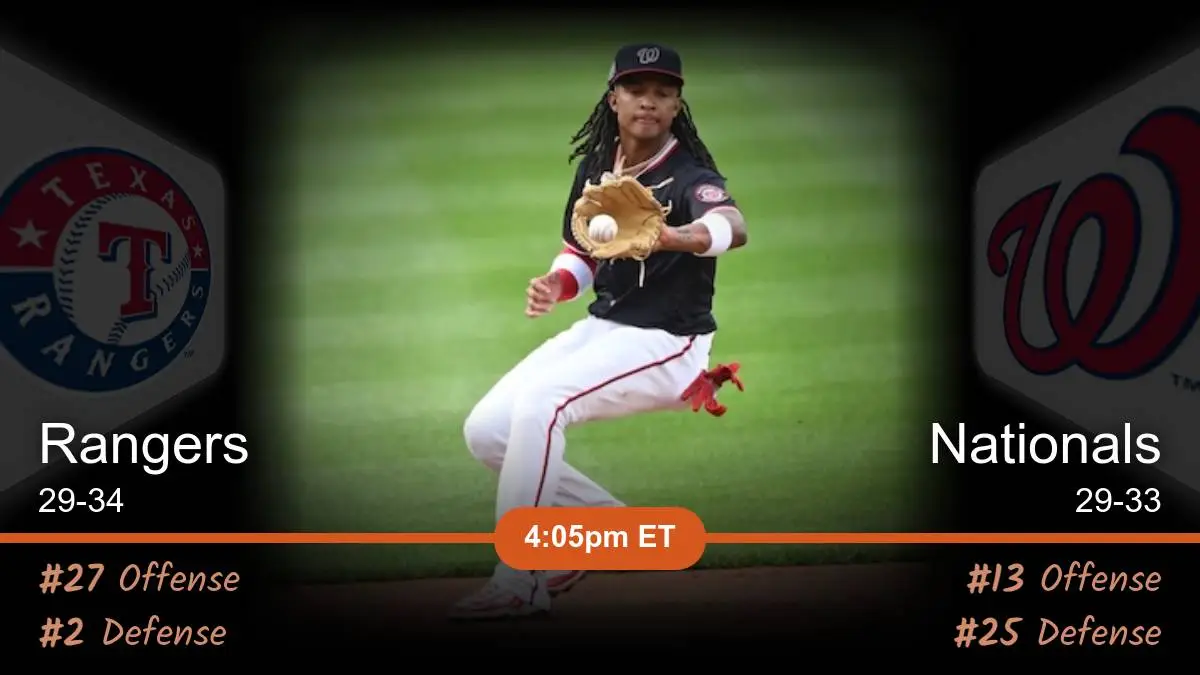 Texas Rangers vs Washington Nationals Prediction Texas Rangers vs Washington Nationals Prediction