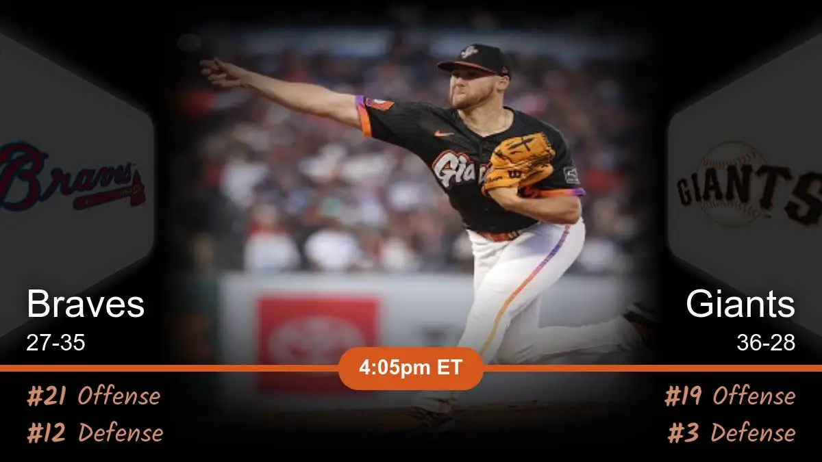 Atlanta Braves vs San Francisco Giants Prediction Atlanta Braves vs San Francisco Giants Prediction
