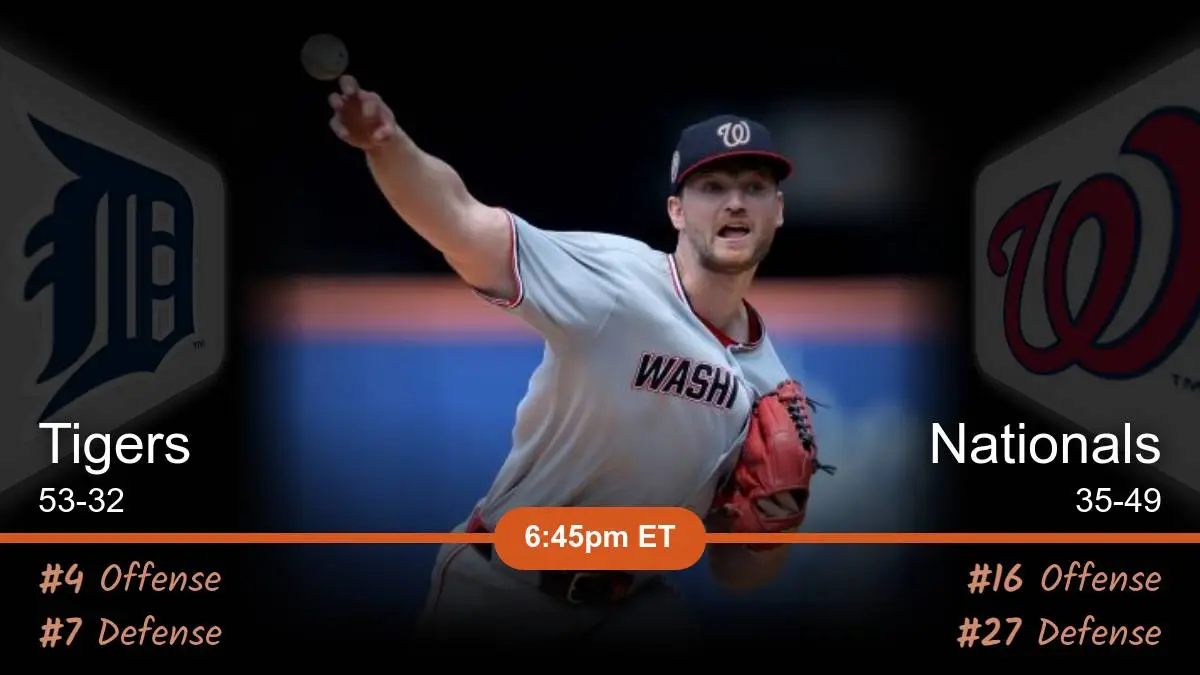 Detroit Tigers vs Washington Nationals Prediction