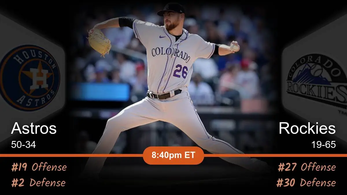 Houston Astros vs Colorado Rockies Prediction
