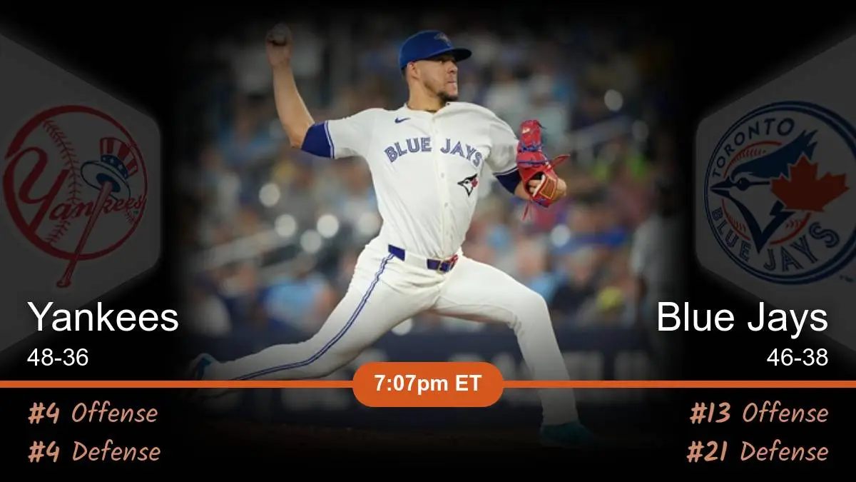 New York Yankees vs Toronto Blue Jays Prediction