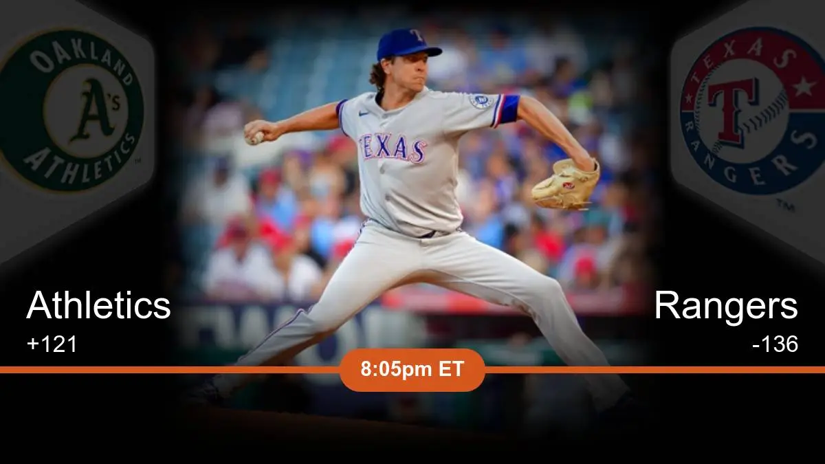 Oakland Athletics vs Texas Rangers Prediction Oakland Athletics vs Texas Rangers Prediction