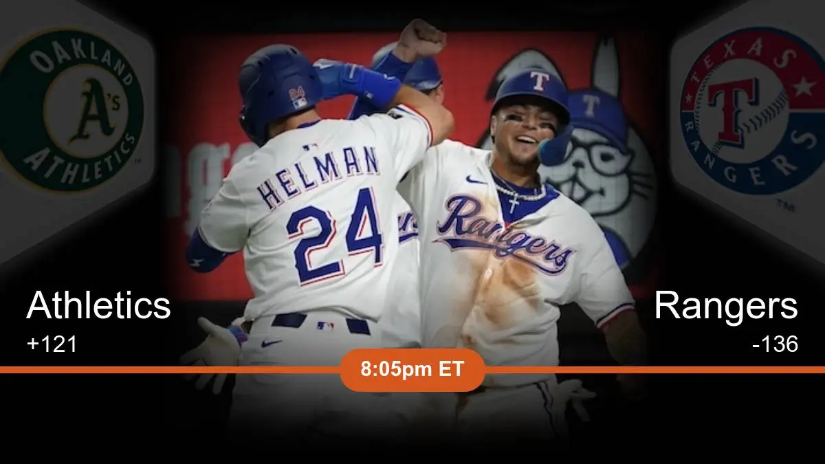 Oakland Athletics vs Texas Rangers Prediction Oakland Athletics vs Texas Rangers Prediction