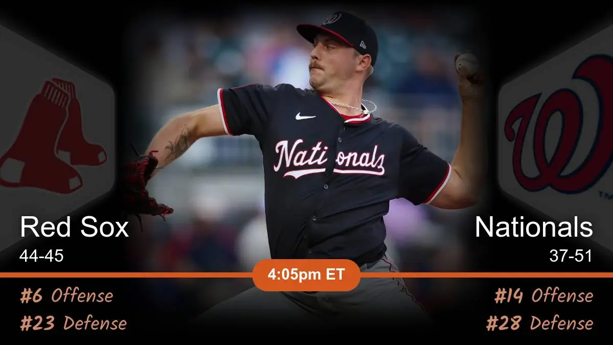 Boston Red Sox vs Washington Nationals Prediction Boston Red Sox vs Washington Nationals Prediction