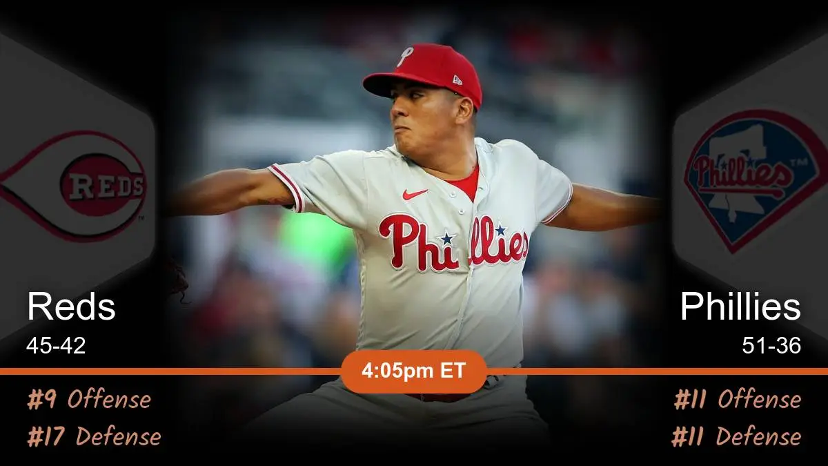 Cincinnati Reds vs Philadelphia Phillies Prediction Cincinnati Reds vs Philadelphia Phillies Prediction