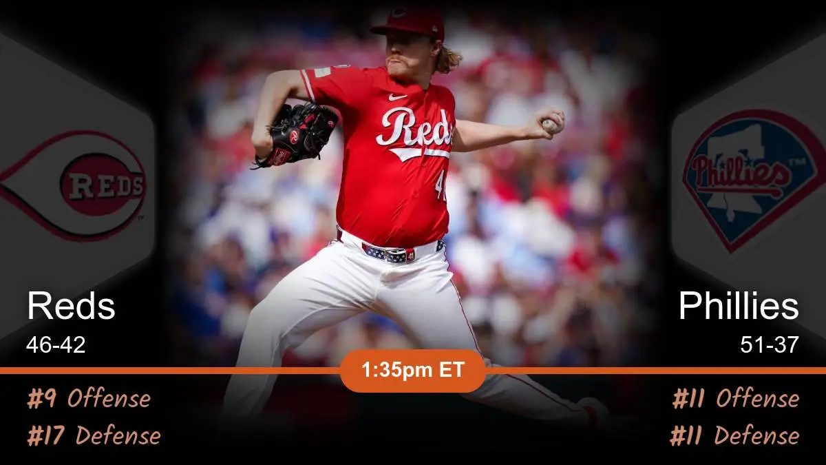 Cincinnati Reds vs Philadelphia Phillies Prediction Cincinnati Reds vs Philadelphia Phillies Prediction