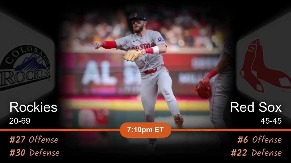 Colorado Rockies vs Boston Red Sox Prediction Colorado Rockies vs Boston Red Sox Prediction