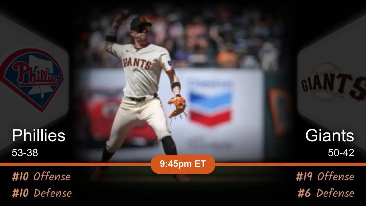 Philadelphia Phillies vs San Francisco Giants Prediction Philadelphia Phillies vs San Francisco Giants Prediction