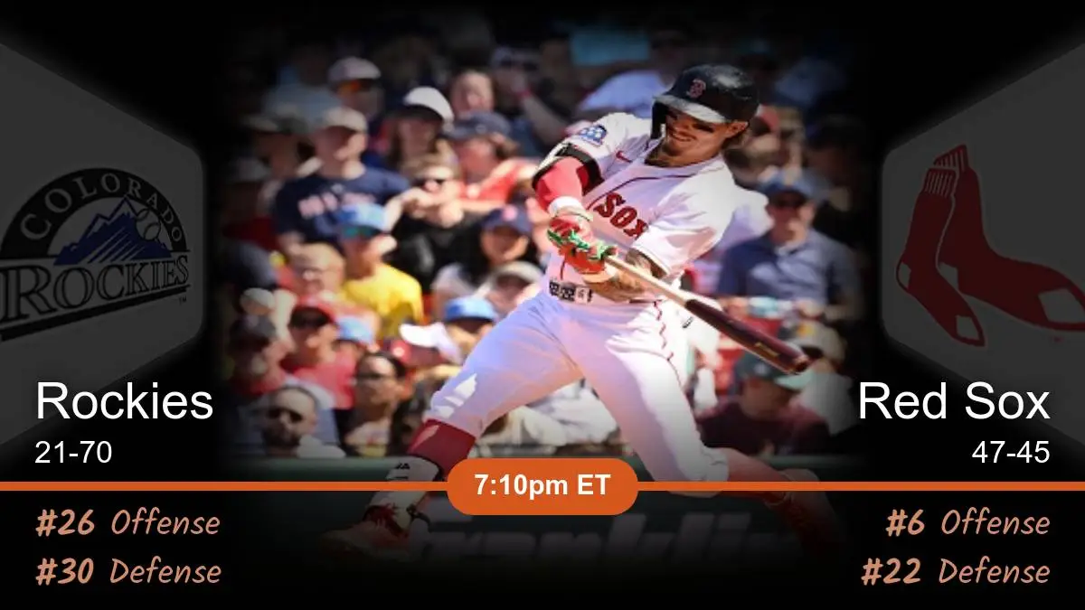 Colorado Rockies vs Boston Red Sox Prediction Colorado Rockies vs Boston Red Sox Prediction
