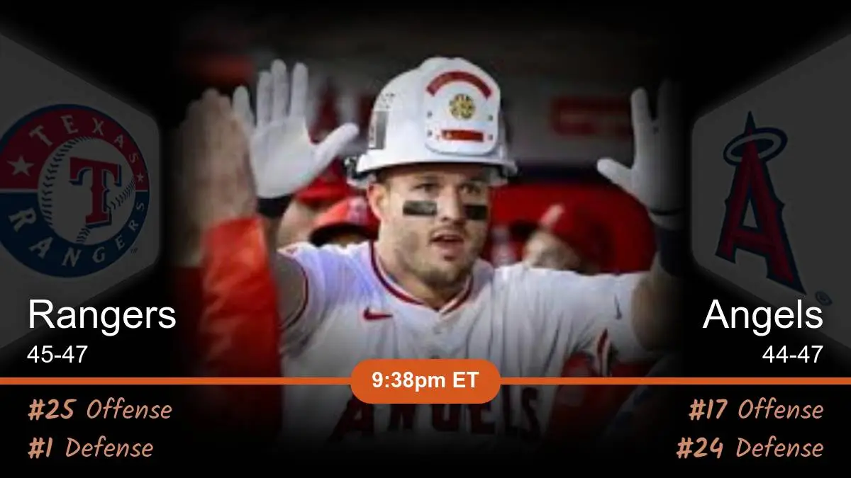 Texas Rangers vs Los Angeles Angels Prediction Texas Rangers vs Los Angeles Angels Prediction