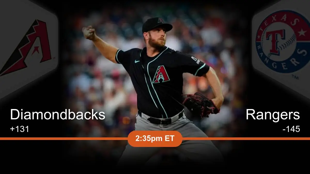 Arizona Diamondbacks vs Texas Rangers Prediction