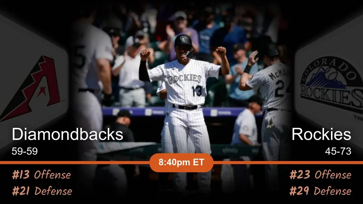 Diamondbacks vs. Rockies Predictions & Picks - August 14