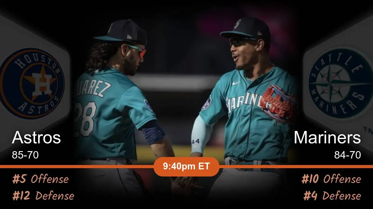 Houston Astros vs Seattle Mariners Predictions 9/25/2023