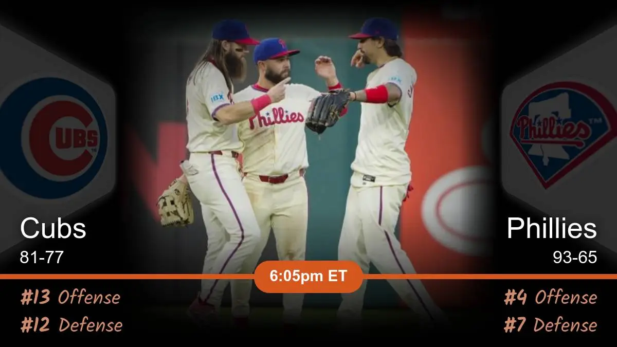 Chicago Cubs vs Philadelphia Phillies Prediction