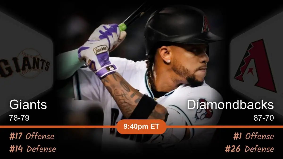 San Francisco Giants vs Arizona Diamondbacks Prediction