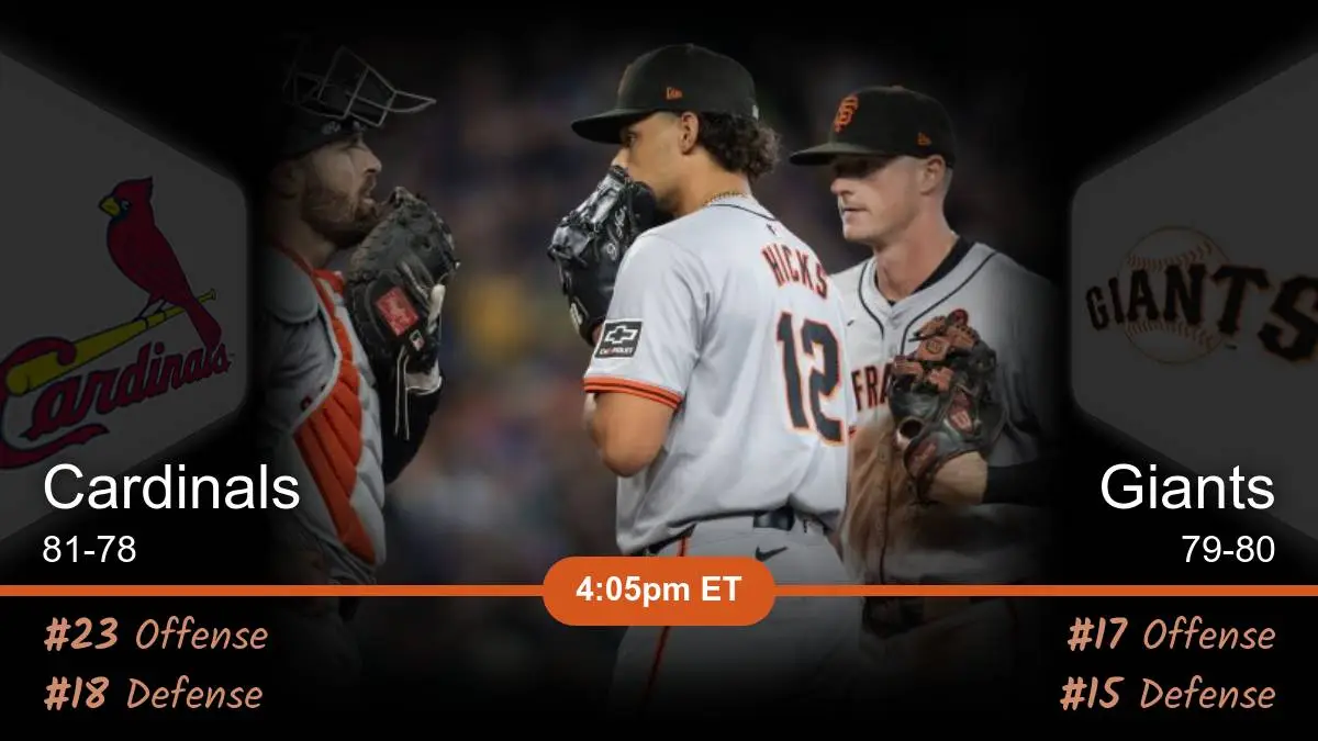 St. Louis Cardinals vs San Francisco Giants Prediction