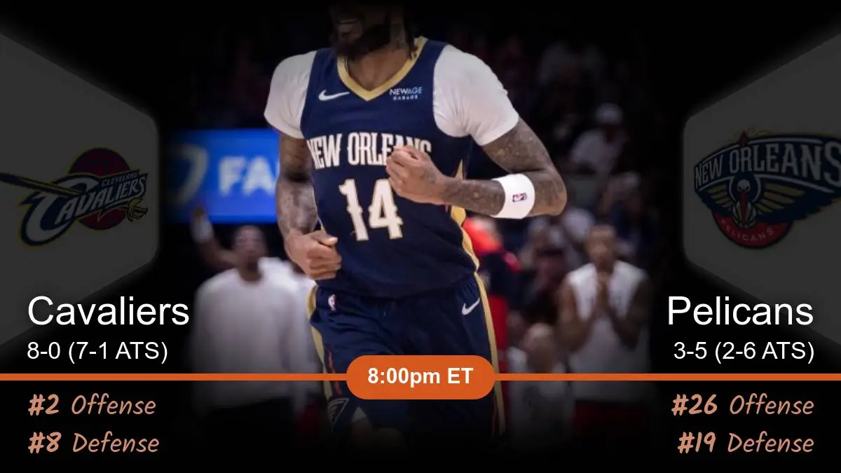 Cleveland Cavaliers vs New Orleans Pelicans Prediction