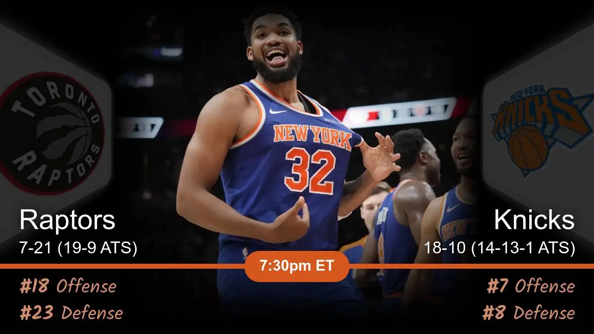 Toronto Raptors vs New York Knicks Prediction