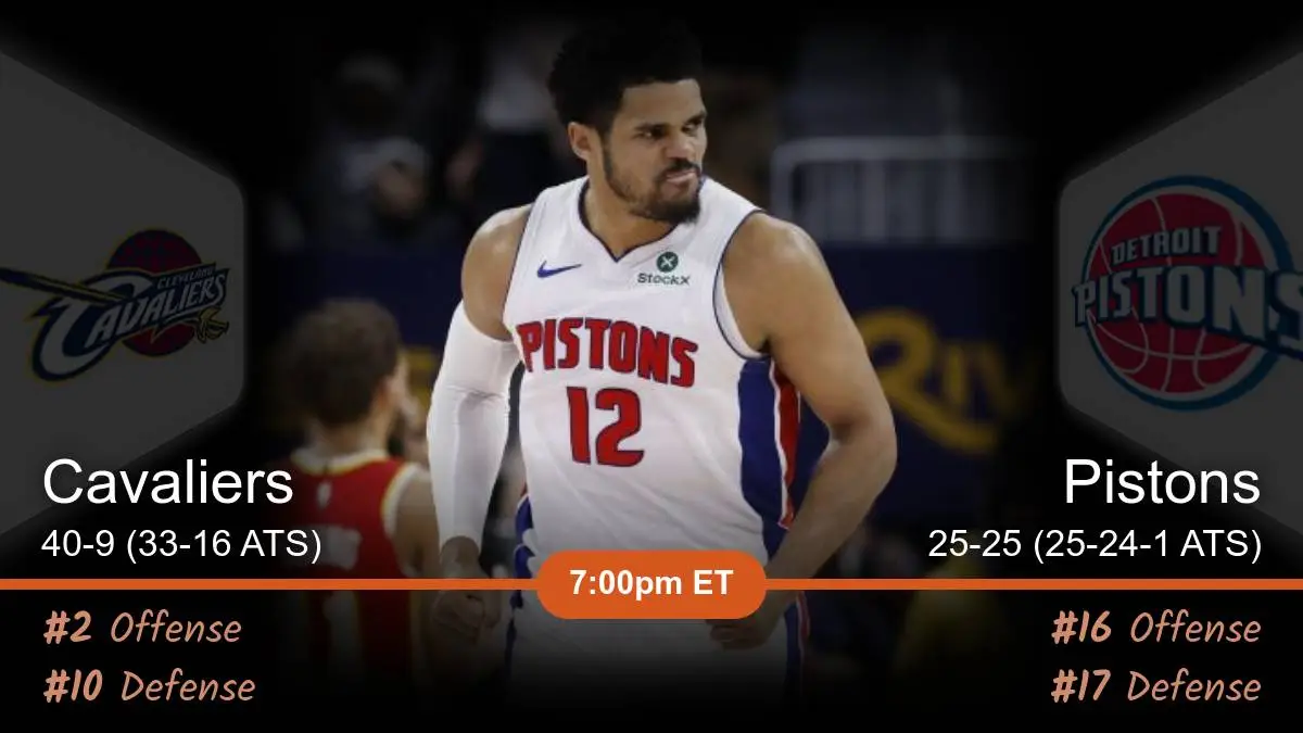 Cleveland Cavaliers vs Detroit Pistons Prediction