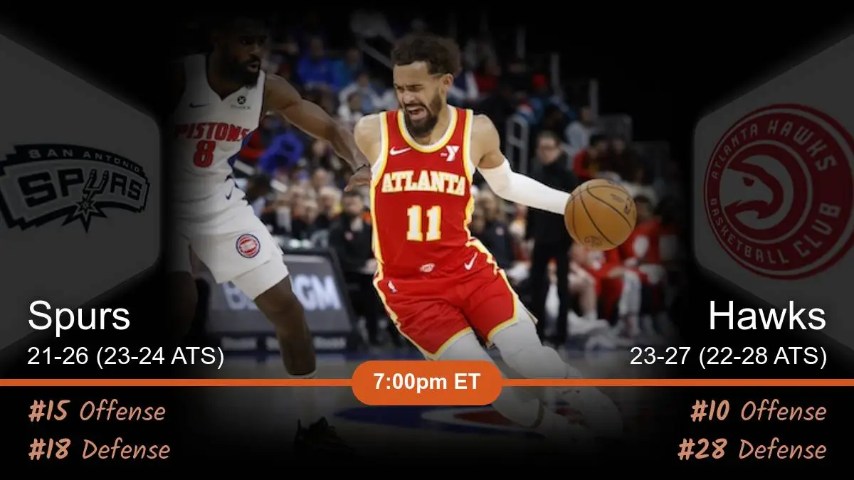 San Antonio Spurs vs Atlanta Hawks Prediction