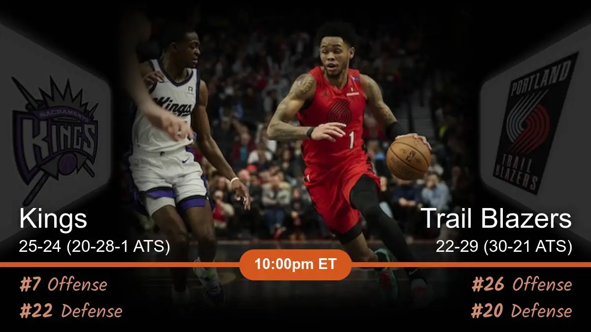 Sacramento Kings vs Portland Trail Blazers Prediction