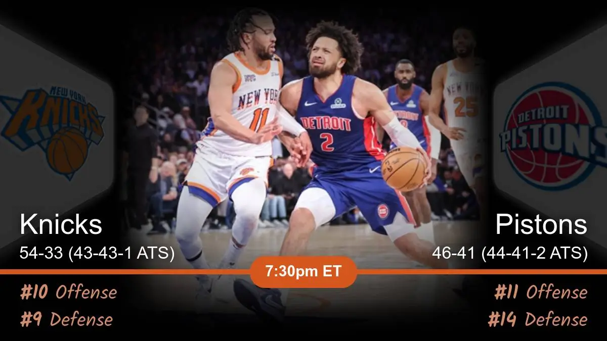 New York Knicks vs Detroit Pistons Prediction