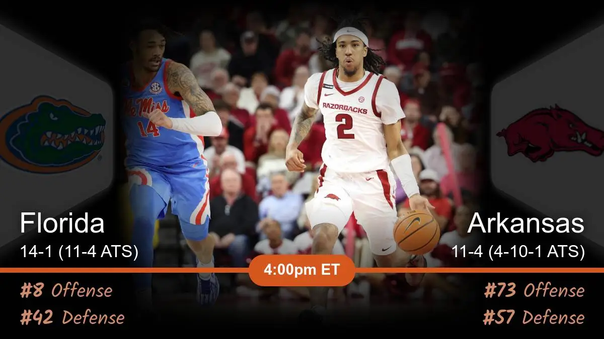 Florida Gators vs Arkansas Razorbacks Prediction