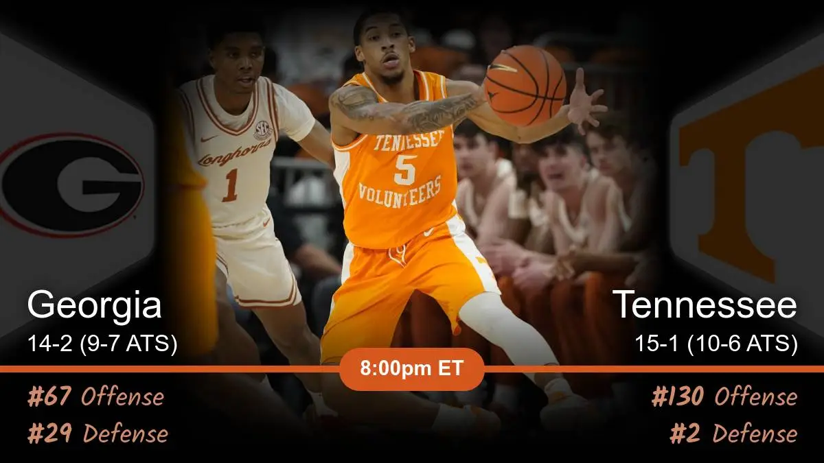 Georgia Bulldogs vs Tennessee Volunteers Prediction