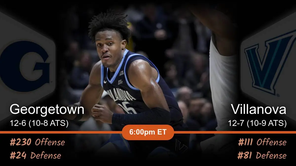 Georgetown Hoyas vs Villanova Wildcats Prediction