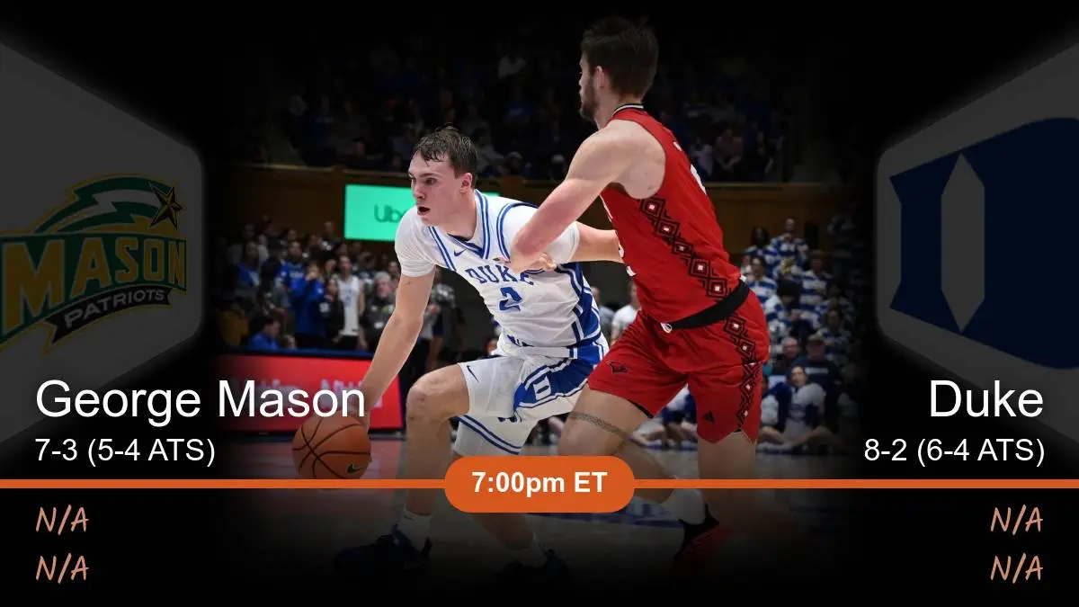 George Mason Patriots vs Duke Blue Devils Prediction