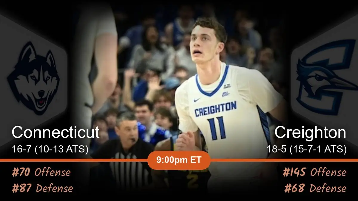 Connecticut Huskies vs Creighton Bluejays Prediction