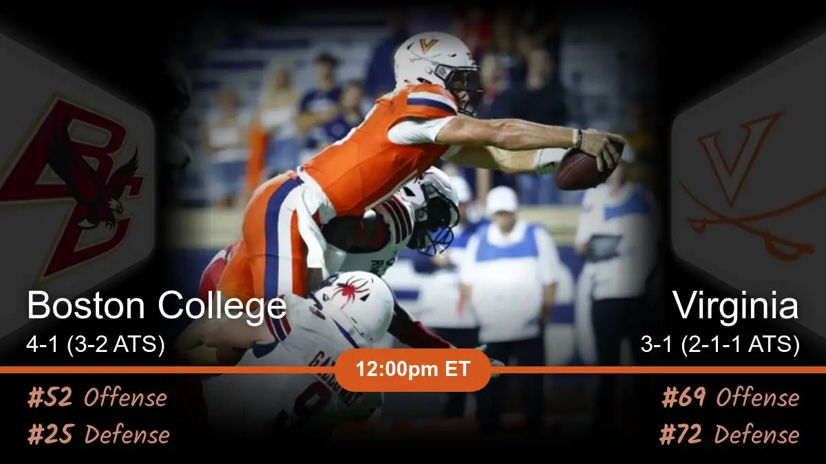 Boston College Eagles vs Virginia Cavaliers Prediction