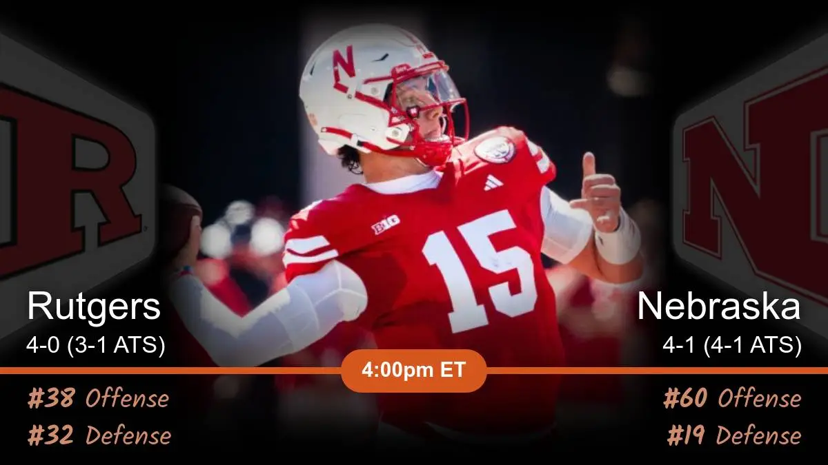 Rutgers Scarlet Knights vs Nebraska Cornhuskers Prediction