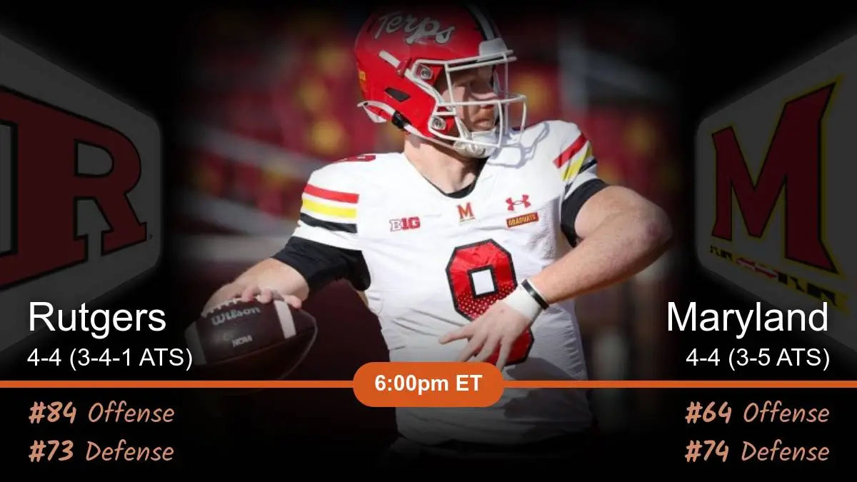 Rutgers Scarlet Knights vs Maryland Terrapins Prediction