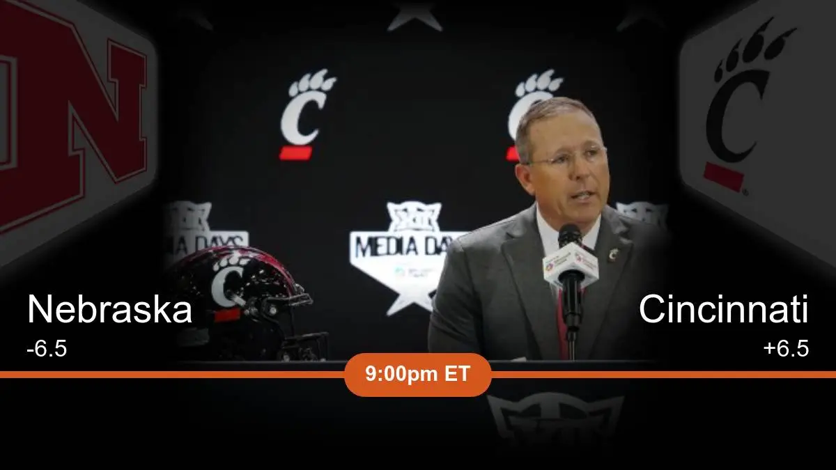 Nebraska Cornhuskers vs Cincinnati Bearcats Prediction