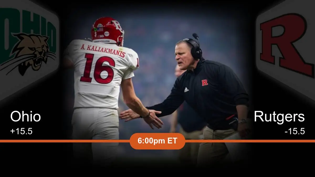 Ohio Bobcats vs Rutgers Scarlet Knights Prediction