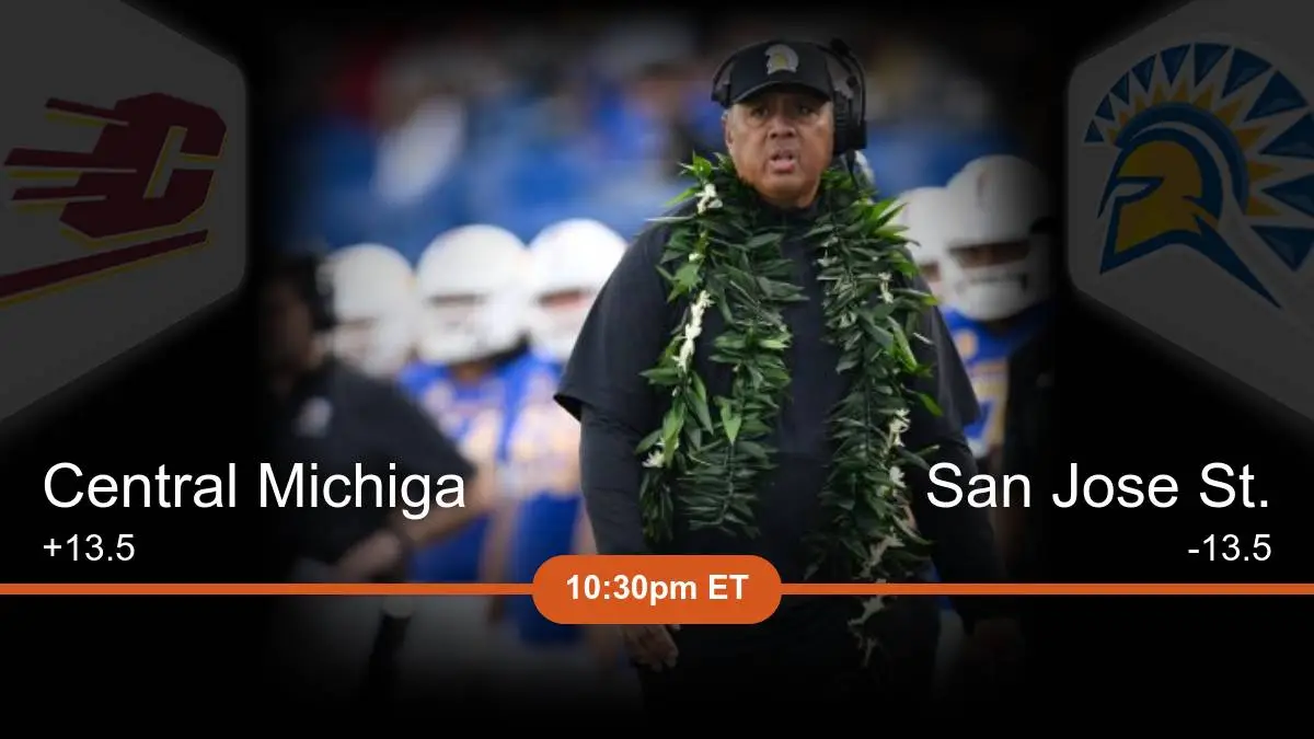 Central Michigan Chippewas vs San Jose St. Spartans Prediction Central Michigan Chippewas vs San Jose St. Spartans Prediction