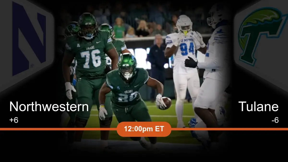 Northwestern Wildcats vs Tulane Green Wave Prediction Northwestern Wildcats vs Tulane Green Wave Prediction
