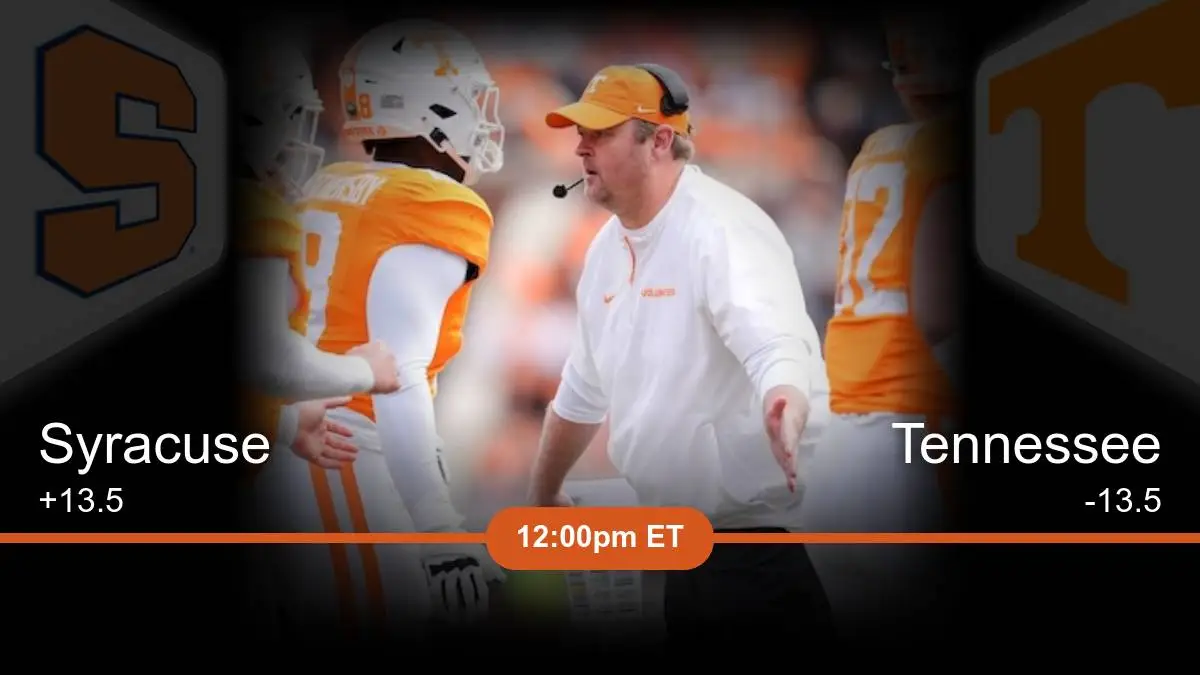 Syracuse Orange vs Tennessee Volunteers Prediction Syracuse Orange vs Tennessee Volunteers Prediction