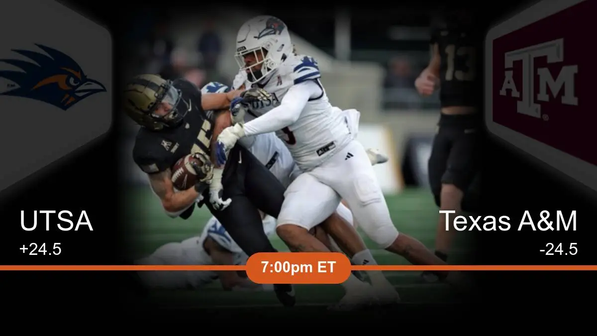 UTSA Roadrunners vs Texas A&M Aggies Prediction UTSA Roadrunners vs Texas A&M Aggies Prediction