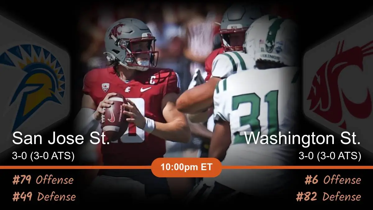 San Jose St. Spartans vs Washington St. Cougars Prediction