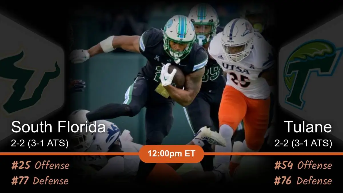 South Florida Bulls vs Tulane Green Wave Prediction