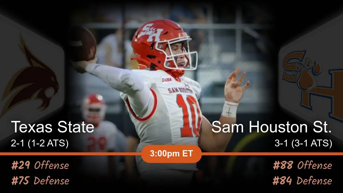 Texas State Bobcats vs Sam Houston St. Bearkats Prediction