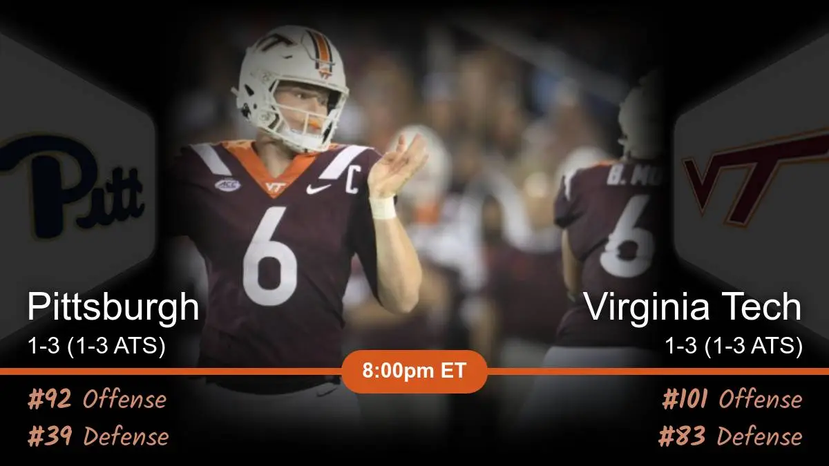 Virginia Tech vs Pitt Preview 9-27-23 