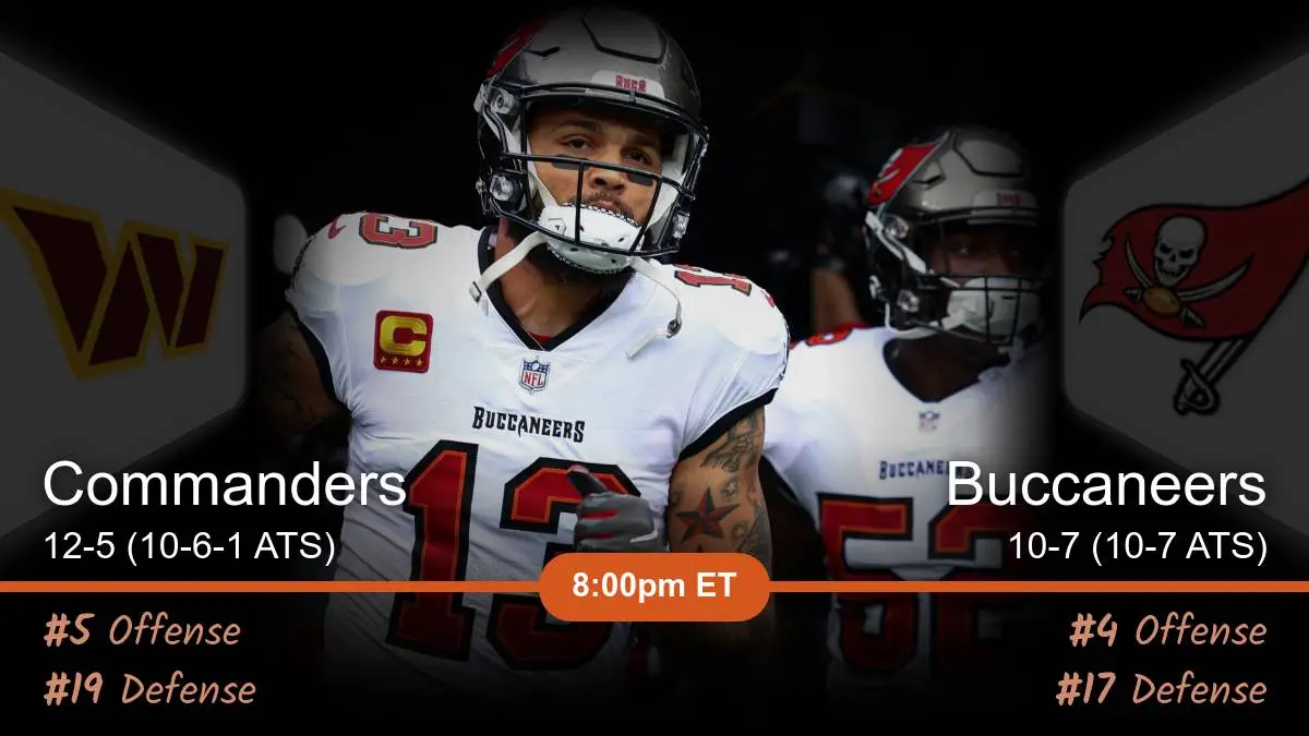 Washington Commanders vs Tampa Bay Buccaneers Prediction