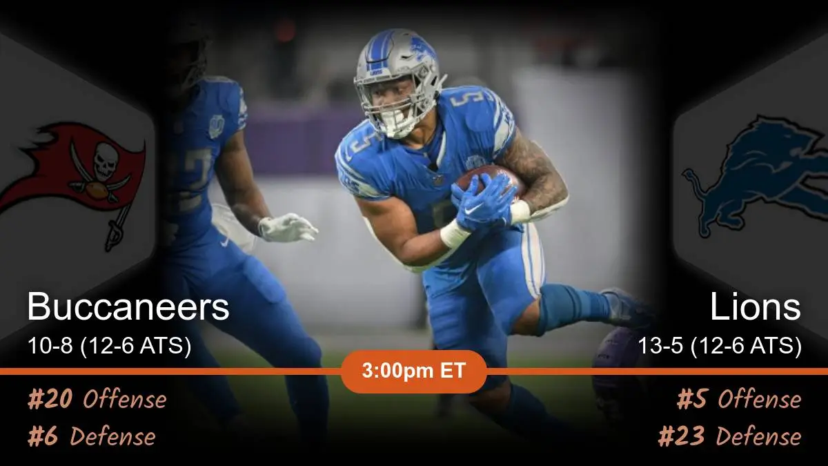 Buccaneers vs Lions Predictions 1/21/2024